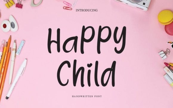 Happy Child Font Poster 1