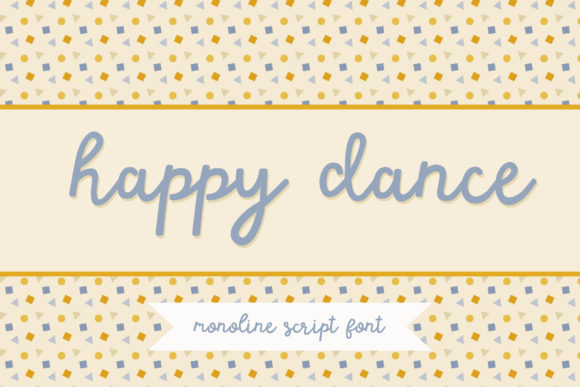 Happy Dance Font Poster 1
