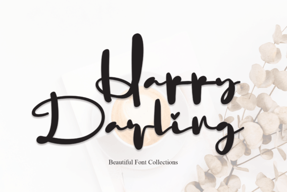 Happy Darling Font Poster 1
