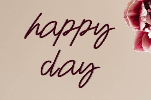 Happy Day Font Poster 1