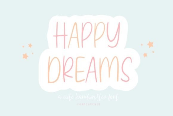 Happy Dreams Font Poster 1