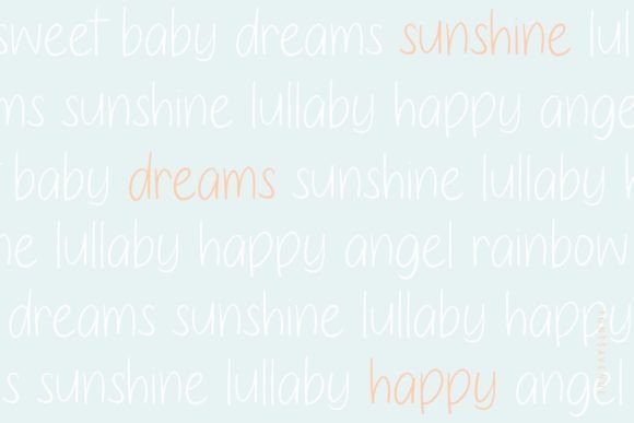 Happy Dreams Font Poster 6