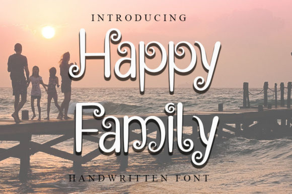 Happy Family Font Poster 1