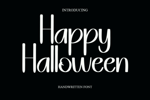 Happy Halloween Font Poster 1