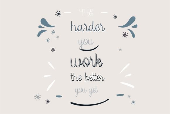 Happy Medium Font Poster 3