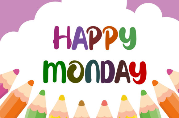 Happy Monday Font