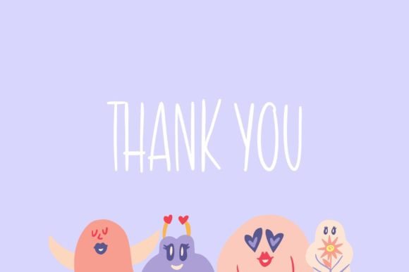 Happy Monster Font Poster 7