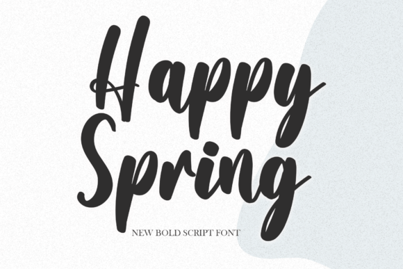 Happy Spring Font