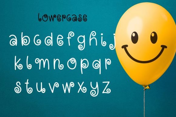 Happy Swirl Font Poster 4