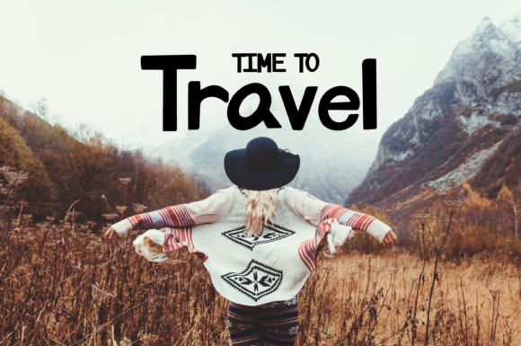 Happy Vacation Font Poster 3