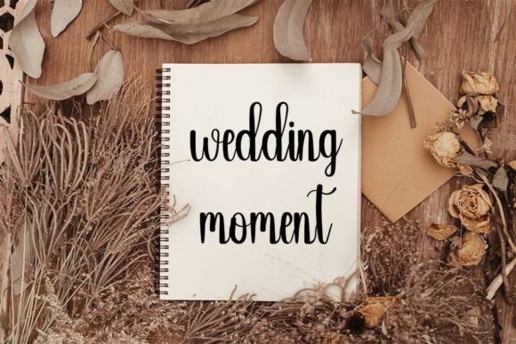 Happy Wedding Font Poster 2