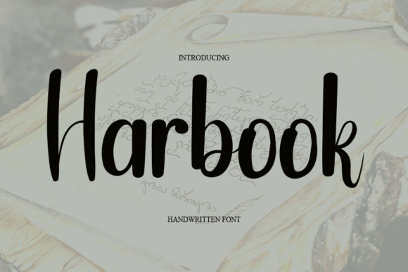Harbook Font Poster 1