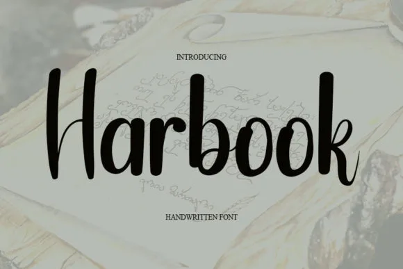 Harbook Font Poster 1