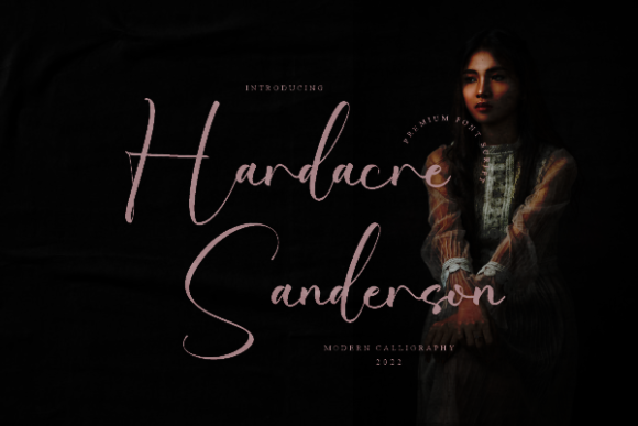 Hardacre Sanderson Font Poster 1