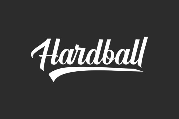 Hardball Font Poster 1