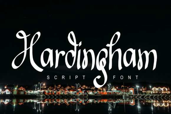 Hardingham Font Poster 1