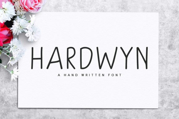 Hardwyn Font Poster 1