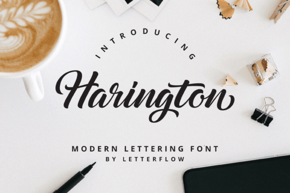 Harington Font Poster 1