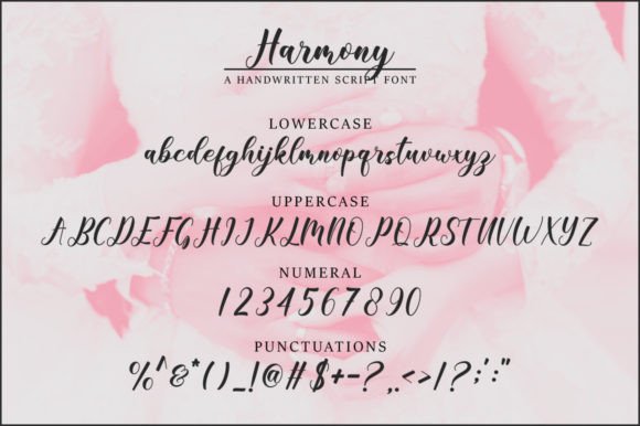 Harmony Font Poster 6