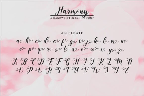 Harmony Font Poster 7
