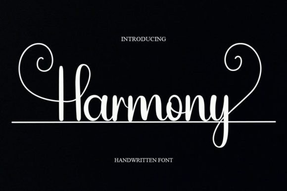 Harmony Font Poster 1