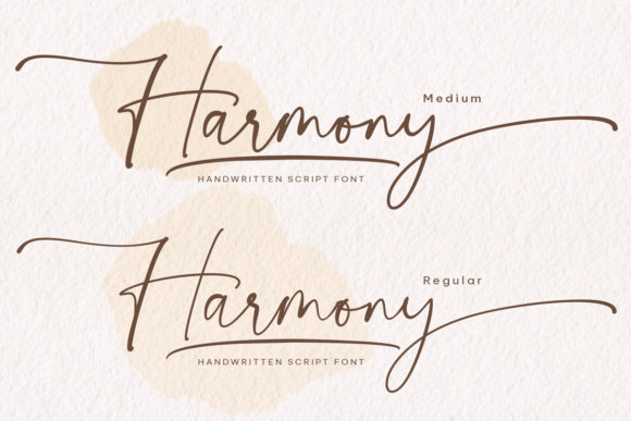 Harmony Font Poster 2
