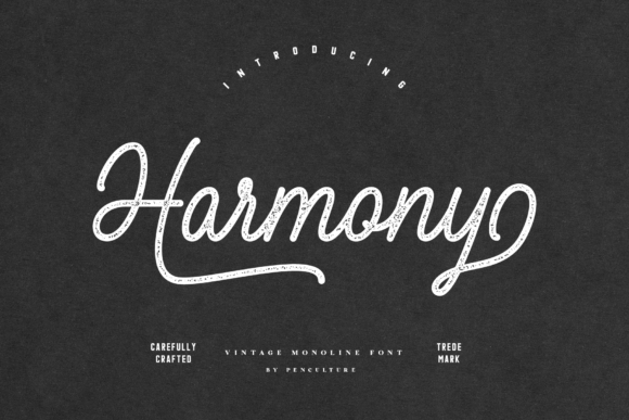 Harmony Font Poster 1