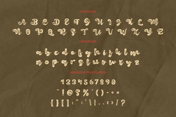Harmony Vintage Font Poster 12