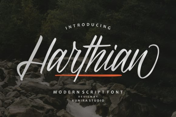 Harthian Font Poster 1