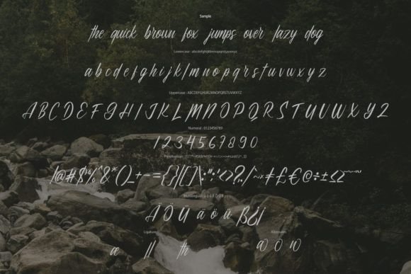 Harthian Font Poster 6