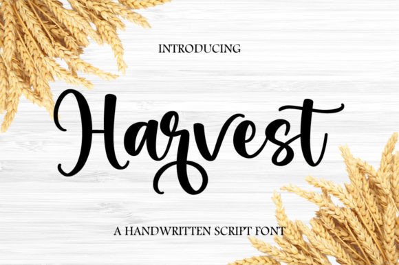 Harvest Font Poster 1