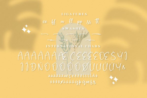 Harvest Amstera Font Poster 13