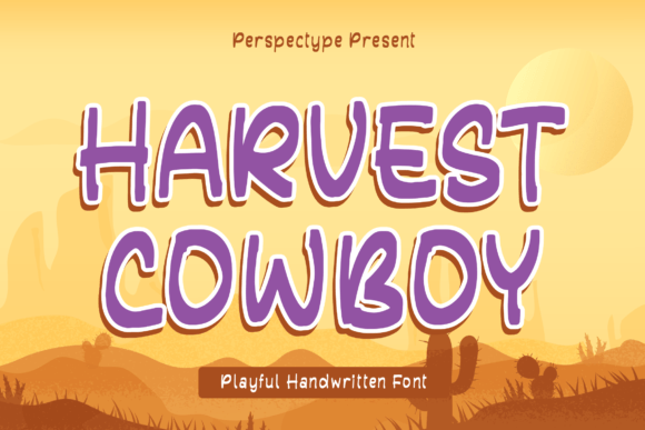 Harvest Cowboy Font Poster 1