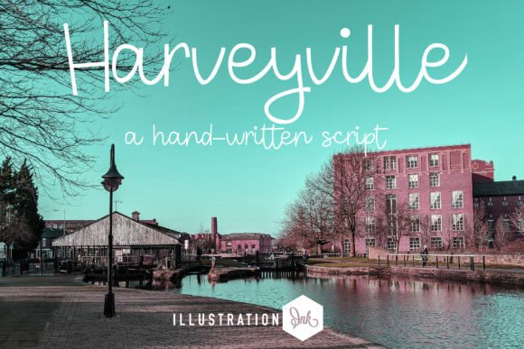 Harveyville Font Poster 1