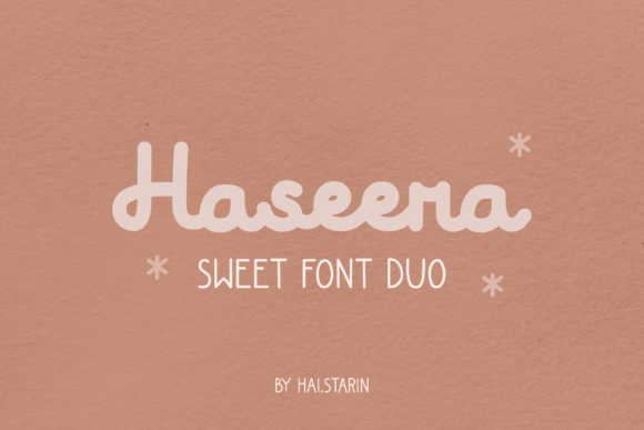 Haseera Font Poster 1