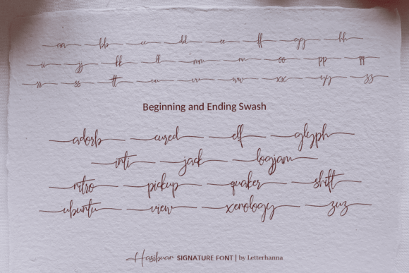 Hasibuan Font Poster 3