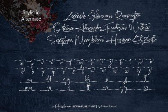 Hasibuan Font Poster 4