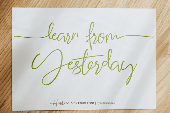 Hasibuan Font Poster 10