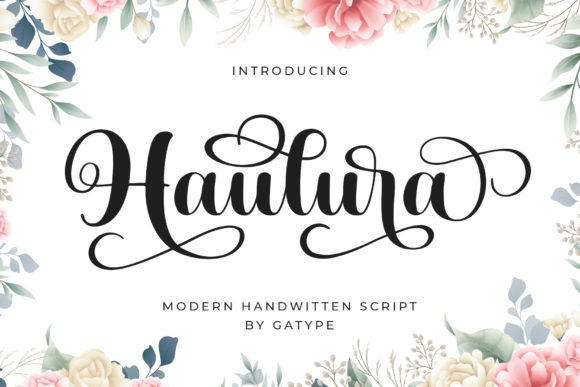 Haulura Font Poster 1