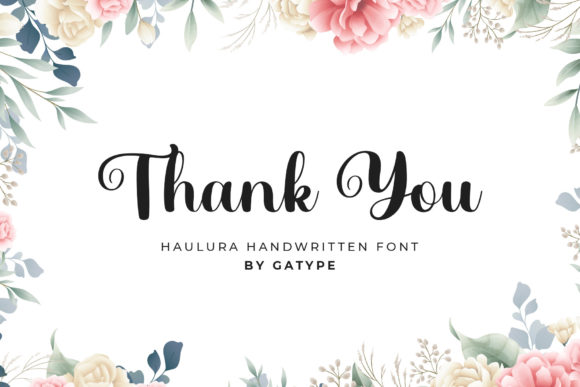 Haulura Font Poster 8