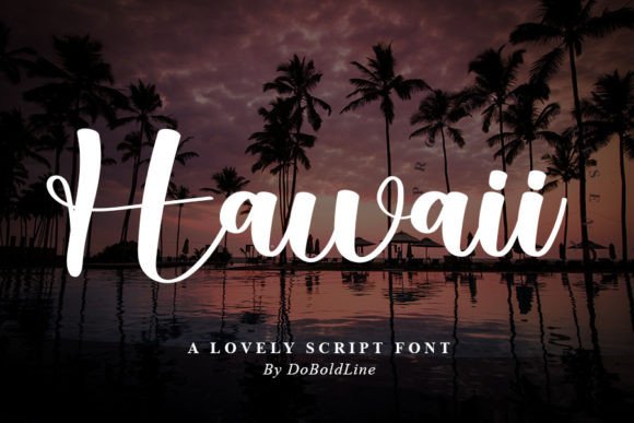 Hawaii Font Poster 1