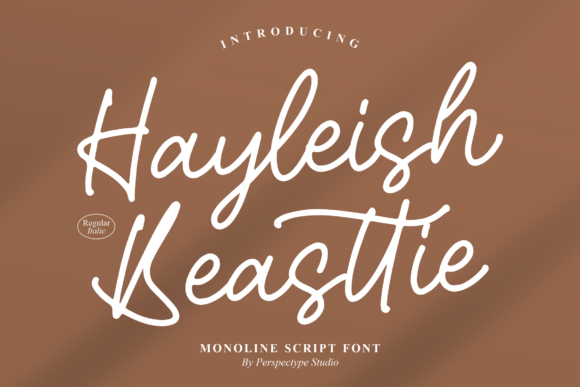 Hayleish Beasttie Font Hayleish Beasttie Font Poster 1