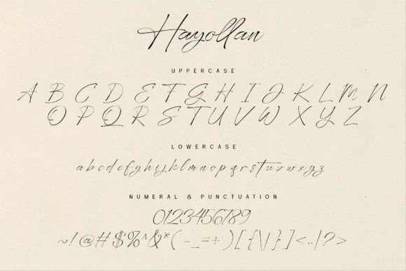 Hayollan Font Poster 5