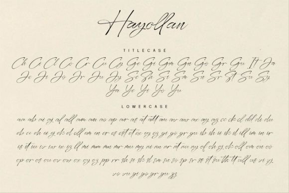 Hayollan Font Poster 9