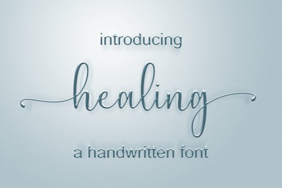 Healing Font Poster 1