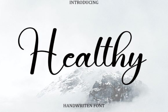 Healthy Font Poster 1