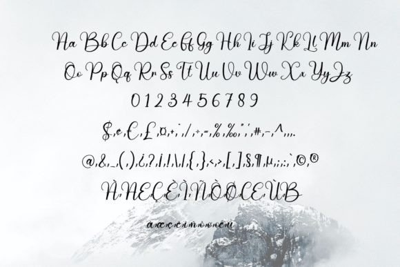 Healthy Font Poster 5