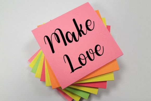 Heart Painter Font Poster 2