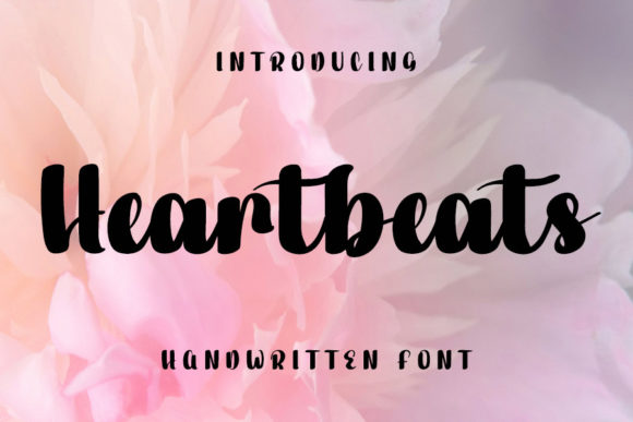 Heartbeats Font Poster 1