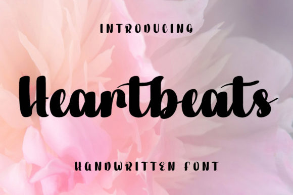 Heartbeats Font Poster 1